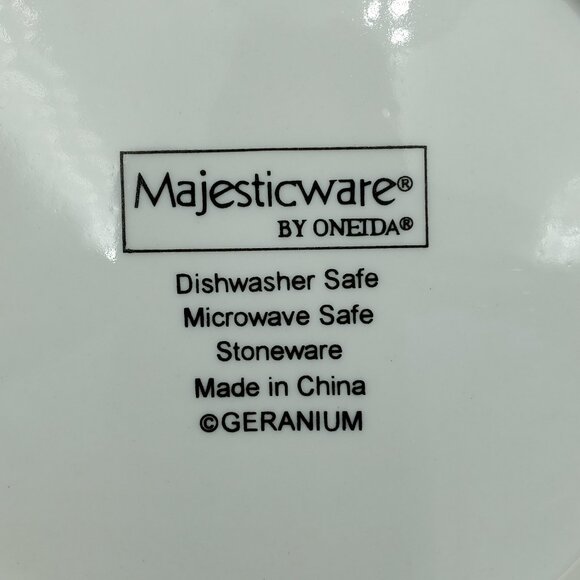 Oneida Geranium Soup Cereal Bowls Oneida Majesticware Small Floral Serving Bowls - Picture 7 of 7